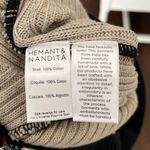 Hemant and Nandita  Ruha Flared Ribbed Printed Cotton Pants Photo 5