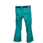 Burton  Canyons Teal Snowboard Ski Pants Cargo Belted Womens Small Winter Photo 4