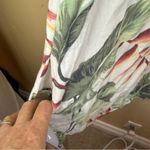 Rails Floral Print Drawstring Tie Linen Dress, Size Large Tropical Resortwear Photo 5