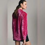 Anthropologie The Hadley Velvet Relaxed Buttondown Shirt by Pilcro Size 10 Photo 2