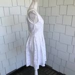 Crystal Doll  Women's White Lace V-Neck/Back Fit & Flare Mini Dress sz Jr's 3 Photo 3