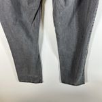 ZARA  Jeans Womens 6‎ Gray Denim Flat Front 5 Pockets Straight Fit Wide Leg Photo 6