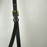 Fossil  Emma Satchel Crossbody Leather Purse Handbag Two Tone Black Charcoal Gray Photo 7