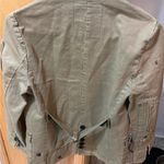 Zadig & Voltaire  Vladimir Grunge Utility Jacket Size XS Women Army Military Photo 5