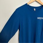 Next Level Apparel Empathy Wines by Gary Vee Long Sleeve T-Shirt Navy Blue Size Medium Photo 2
