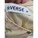 Reverse  Womens Yellow Floral Y2K Mini Dress Size M Slip Dainty Feminine Fairy Photo 6