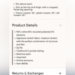 J Crew Factory Jeans High Rise Flare Crop Signature Stretch White Sz 29 NWT Photo 2