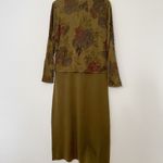 Nina Leonard vintage 80’s built in blazer wool blend knit dress L Photo 5