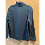Zyia Active Wicked Teal Fleece Snap Button Pullover Top Size Large Photo 11
