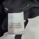 LPA  Back Cut Out Bodysuit in Black XXS Photo 10