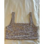 Forever 21 Purple Crop Top Lavender Cheetah Leopard Women's Medium Sports Bra Photo 6