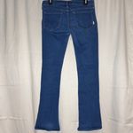 MOTHER The Runaway Blue Skies & Promises Low Rise Flare Jeans Size 28 Photo 1