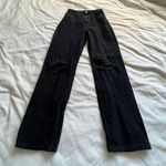 Aritzia denim forum the Joni high rise loose 29L fit black jeans 25 Photo 3