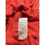 Maeve Anthropologie Orange Ruffle Cowl Neck Hacci Sweater Medium Top Tunic Photo 3