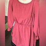 Isabel Maternity Top NWT Size XS Pink Photo 0