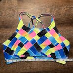 FILA  Colorful Geometric Blue/Pink/Yellow Sports Bra Women’s Size XL Photo 5