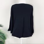 Akris Punto  black silk relaxed fit blouse Photo 4