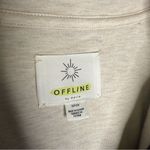 Aerie  Black Cropped Half Zip-Up pullover Active American Eagle Size Small Photo 2