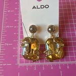 ALDO New Original Uleawen Jewel Drop Fashion Earrings Snake Dangling Champagne Photo 5