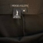 Peace of Cloth Size M Pull On Pencil Skirt Leopard Animal Print Office Career Black Size M Photo 2