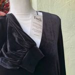 Tach Velour Tiered V neck dress Photo 11