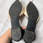 Sam & Libby Nude Black Pebble Faux-Leather Slip-On Flats Pointed Toe Sz US 6.5 Photo 5