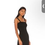 Krisa NWT REVOLVE  Smocked Tank Mini Dress‎ in Black size Small $290 Photo 2