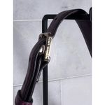 Tory Burch  Priscilla‎ Purple Leather Shoulder Bag Satchel Hobo Bag Front Pocket Photo 5