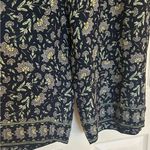 Max Studio Navy Floral Pull On Wide Leg Pants Size 2X NEW 98.00 Photo 2