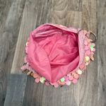 Handmade Vintage Y2K retro pink iredescent sequin crescent bag Photo 3