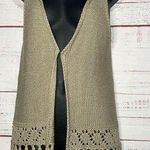 Love Always Crochet Vest Women’s Medium Black Photo 0