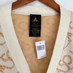 Disney  Lux WDW 50th Anniversary Beige Gold Cardigan Size L Photo 1