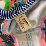 Arizona Jeans Pink Lemonade Stripe Floral Side Tie Bikini Bottom Photo 4