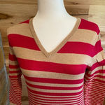 Jones New York Sport striped lightweight sweater Photo 1