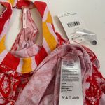 Free People NWT Mimi Tunic Tank Dress Lavender Combo Orange Mini Halter New Photo 8