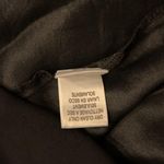 BCBGMAXAZRIA Black Silk Chiffon Ruffle Satin Empire Waist Cocktail LBD Dress Photo 9