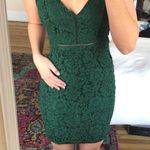 ASTR Green Lace Dress Photo 0