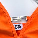 I am gia I.AM.GIA Lucid Set Cutout Crop Top Pants Orange Medium EUC Photo 4