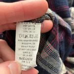 Elan  oversized ruffled flannel shirt Photo 2