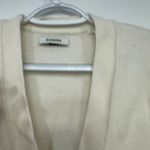 Sandro  Womens 100% Wool Cardigan Sweater Small Short Sleeve Puff V Neck Photo 3