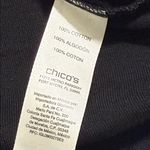 Chico's Chico’s Angelo basic black knit tank top size 2 large new with tags Photo 4