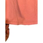 American Eagle Pink Short Sleeve Trim Distressed Flower T-Shirt Women Sz XS Photo 6