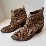 Lucky Brand  Natania Womens Boots Sz 9M Tan Leopard Safari Chic Tan Chunky Heel Photo 12