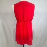 Tacera Maternity chain front red top size small Photo 2