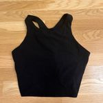 Athleta  Conscious Crop Sports Bra Black Size Small Photo 2