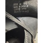 Clarks Wave Walk Leather Slip On Comfort Flat Casual Shoes Black Size 8M Photo 1