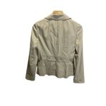 Banana Republic Stretch Womens 2 Khaki Beige Career Blazer 2 Button Pockets Photo 1