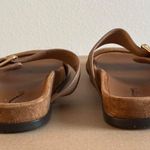 Madewell The Dara Double-Strap Slide Sandal in Aged Cognac, Size 5 Photo 4