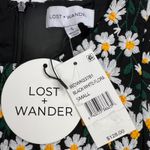 Lost + Wander  Chamomile Hills Mini Shift Dress Embroidered Daisies NEW Size S Photo 1