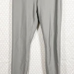 Alo Yoga  Grey High Rise Zipper Front‎ Leggings Photo 0
